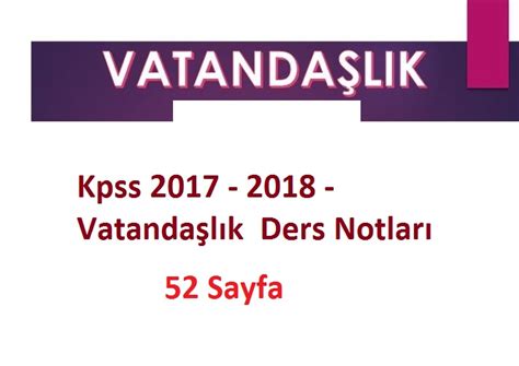 kpss 2018 vatandaşlık pdf